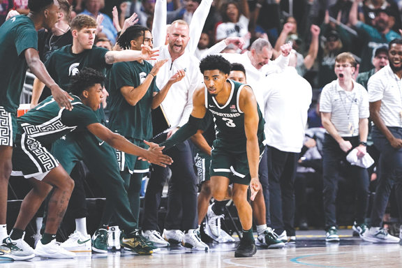 Michigan State Spartans men’s basketball team can’t close gap in final ...